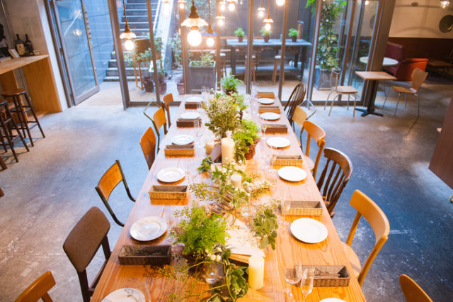 少人数結婚式,家族婚,会食ウェディング,東京,ムロマチカフェハチ