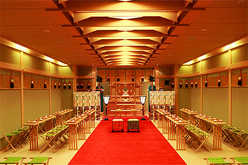 神社挙式,神前式,福岡,ＫＫＲホテル博多 神殿