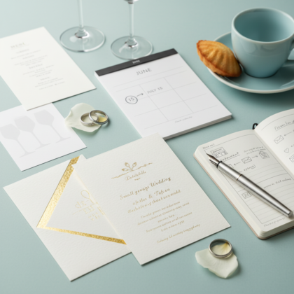 招待状はいつ送る？少人数・会費制レストラン婚のスケジュール アイキャッチ