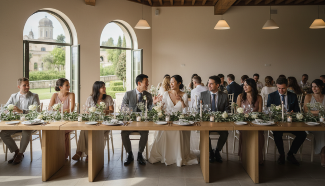 会場レイアウトの基本：高砂なし・流しテーブルの作り方 - 1