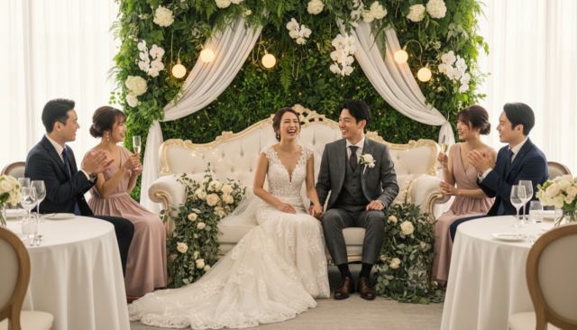 高砂ソファが大人気！ゲストとの距離が縮まるレイアウト術 - 1