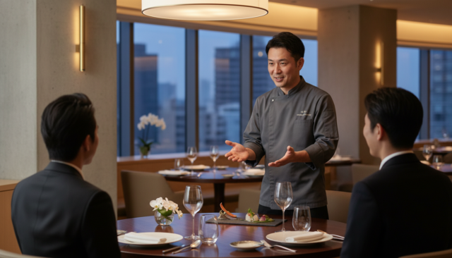 シェフからのメニュー紹介！料理をさらに美味しく楽しむ演出 - 1