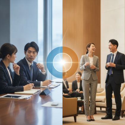 懇談 歓談 アイキャッチ