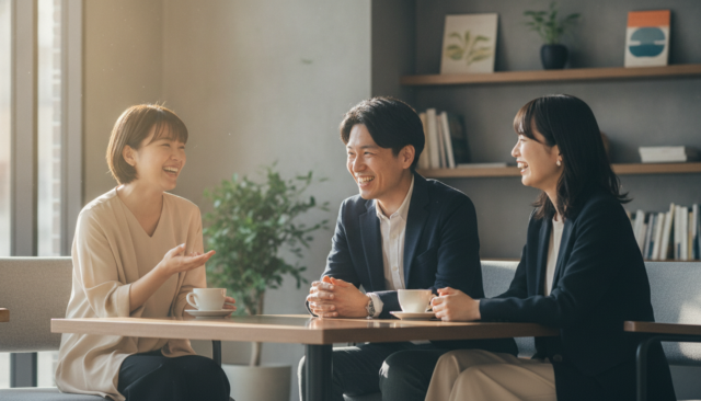 談笑する - 1